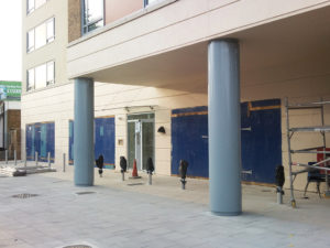 aluminium column cladding casings