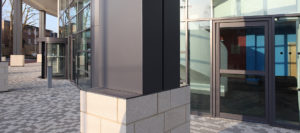 conceal rectangular aluminium column casings for hammersmith academy
